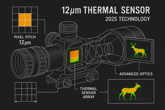 12μm Thermal Sensor Hunting Scope: Complete Technical Guide to Modern Pixel Pitch Technology 2025