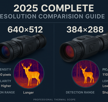 640×512 vs 384×288 Thermal Scope: Complete Resolution Comparison Guide 2025