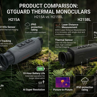 H215A vs H215BL: Which GTGUARD Thermal Monocular Is Right for You?