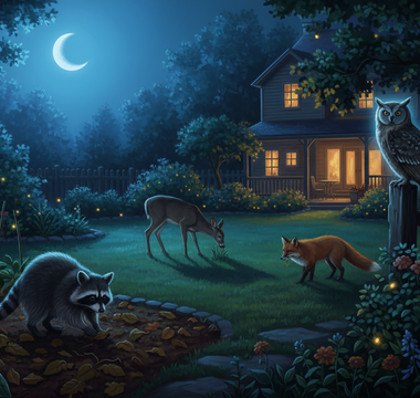 What Animals Come Out at Night in Your Backyard?