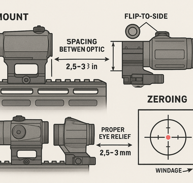 How to Mount and Zero Your Red Dot and Magnifier Combo – Step-by-Step Guide