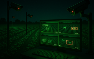 Smart Farm Security Management: Night Vision Monitoring for Agricultural Theft and Wildlife Protection