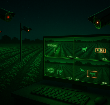 Smart Farm Security Management: Night Vision Monitoring for Agricultural Theft and Wildlife Protection