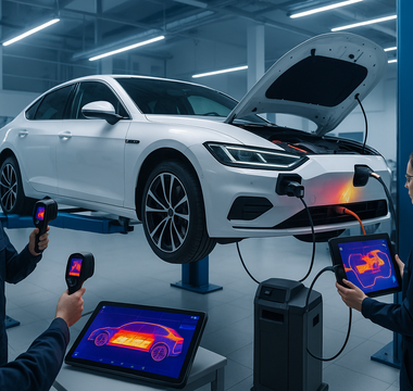 The Era of Electric Vehicles: New Applications of Thermal Imaging Technology in EV Maintenance