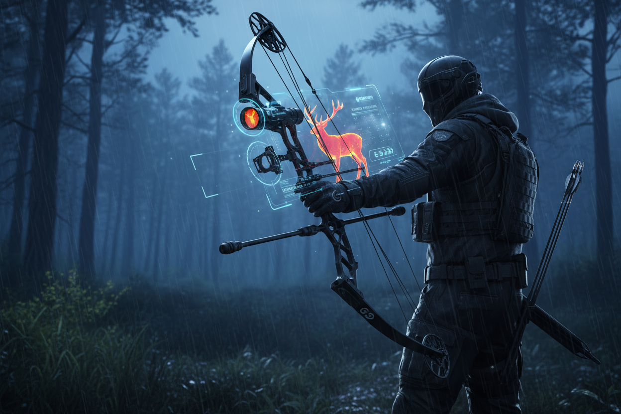 Thermal Bow Scope & Tactical Flashlight 2025 | GTGUARD Smart Archery Gear