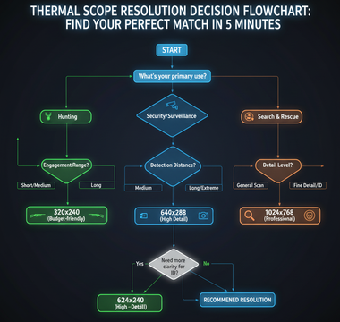 Thermal Scope Resolution Decision Flowchart: Find Your Perfect Match in 5 Minutes
