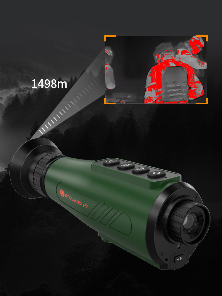 H3 Thermal detect range 1498m away 