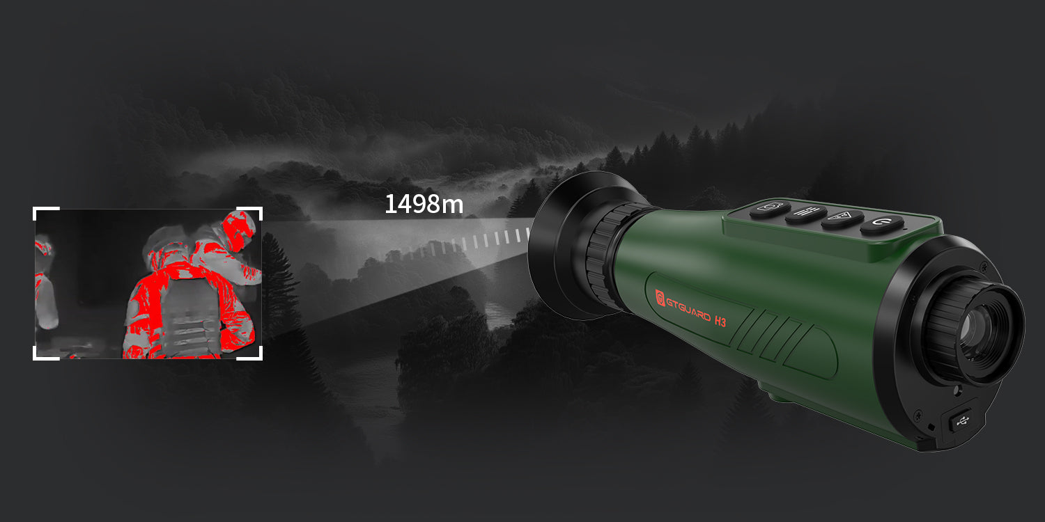 1498m away H3 Thermal detect range