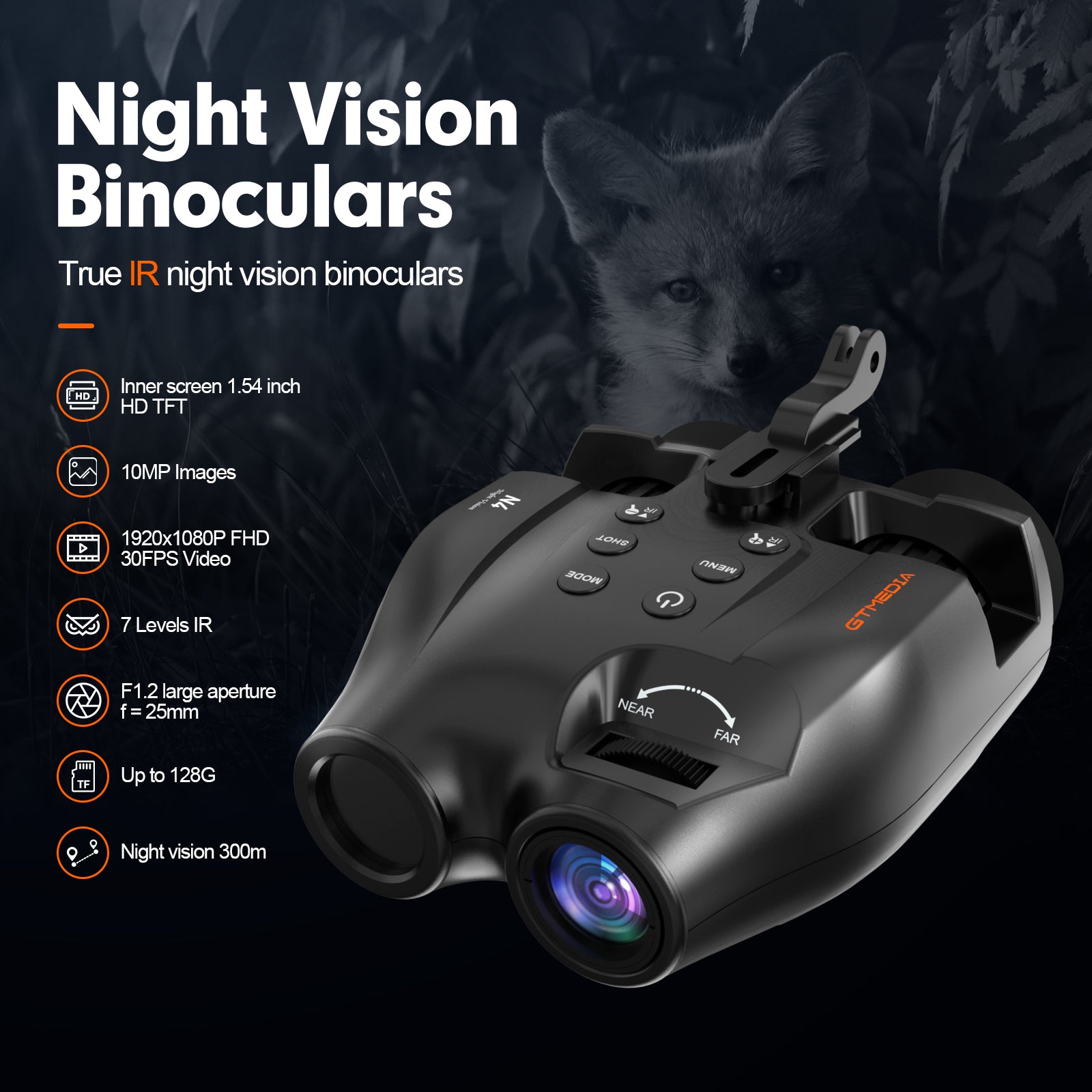night vision binoculars and goggles GTMEDIA N4 Jumelles de vision nocturne