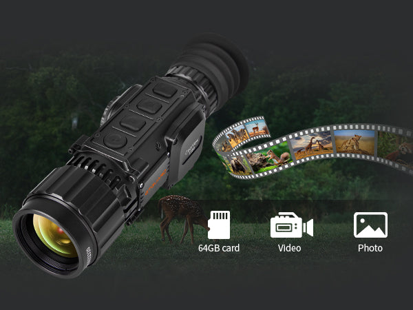 high-resolution photo and video recording